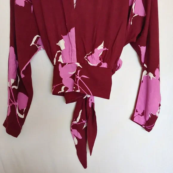 Free People Say you Love Me high neck keyhole in front & open back with sash XS - Picture 11 of 14